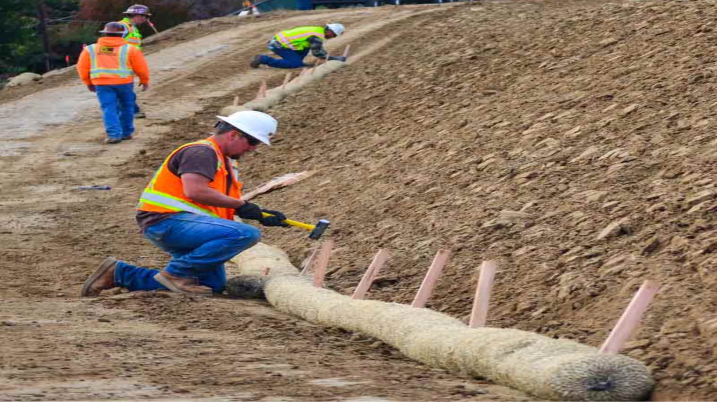 AHA/JSA - BMP Straw Wattle Installation