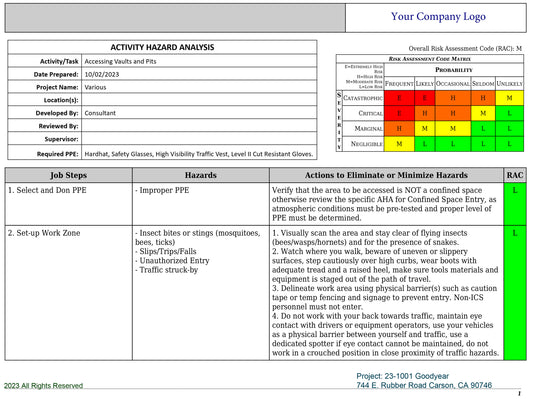 AHA/JSA-Accessing Vaults and Pits